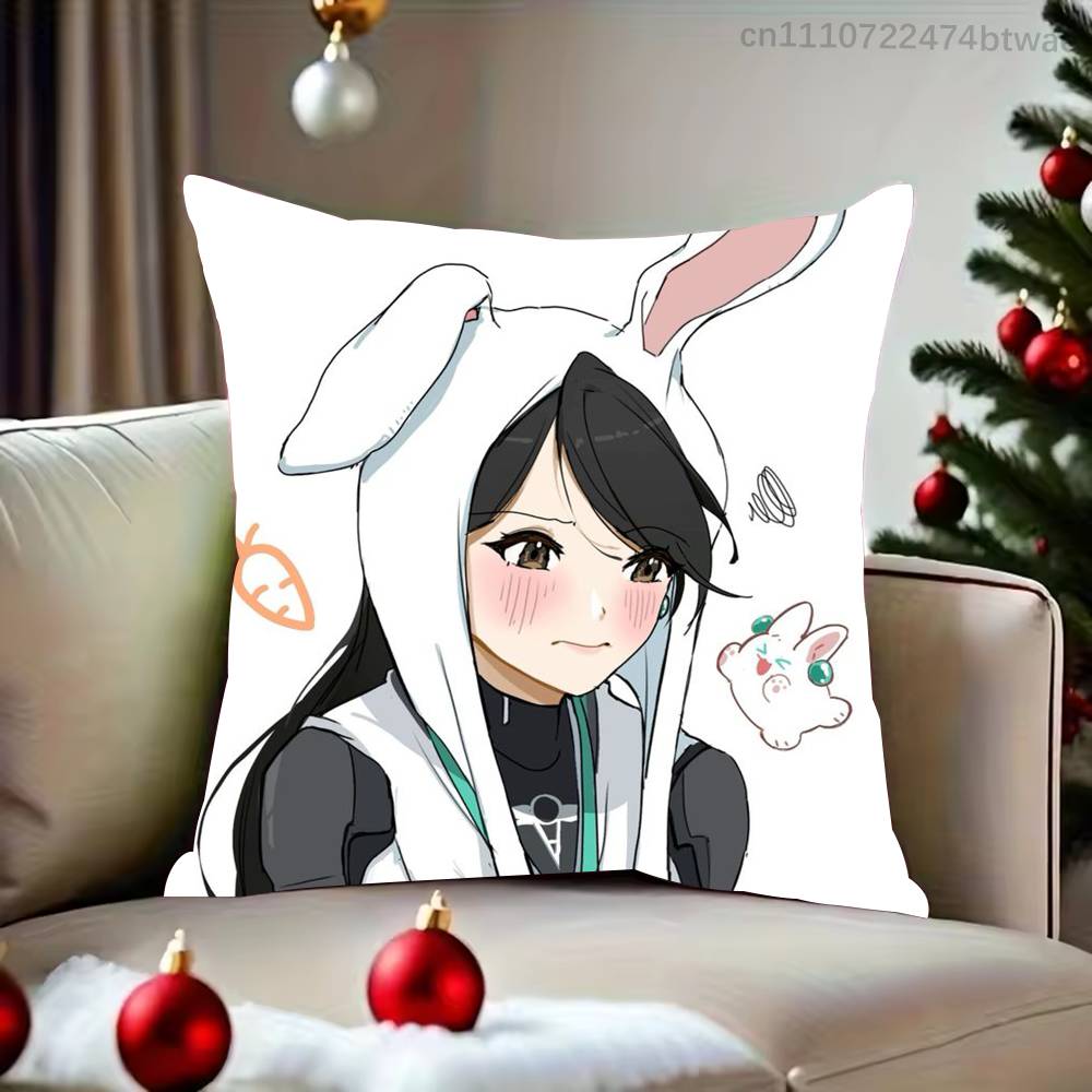 VValorant SSage Pillow Case For Sofa Bedroom Living Room Plush Cushion Cover Decorations and Protector