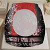 1pc Fitted Sheet Japanese style Cherry Blossoms Polyester Durable Bedding Set Sheet for Home Bedroom Decoration Birthday Gift