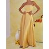and American Foreign Trade Cross-Border Summer Tube Top Sexy Top High Waist One-Piece Skirt Formal Dress Light Luxury Formal Dress Vacation Skirt