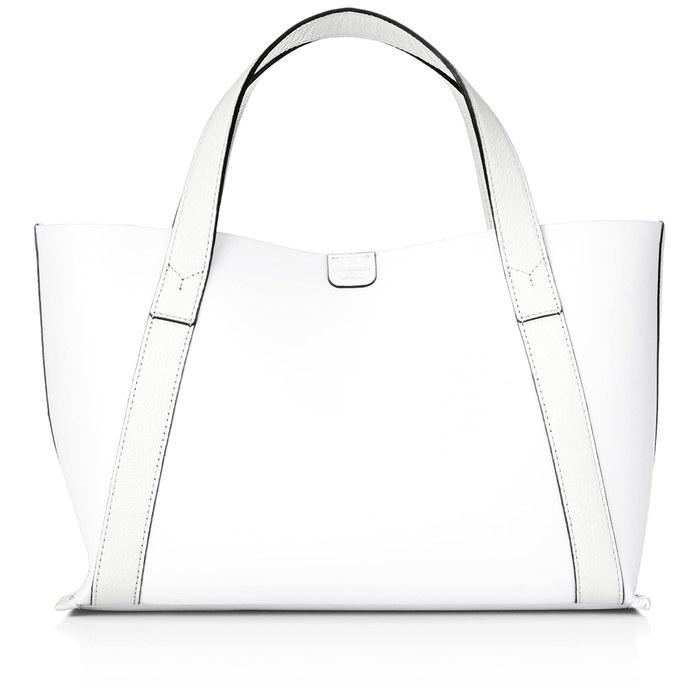 PELLE MORBIDA Mini Tote Bag TE007B White