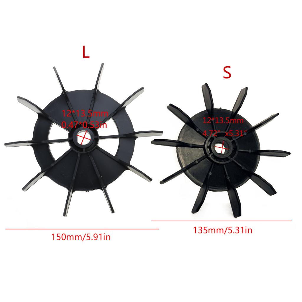 Motor Cooling Fan Blade Plastic Material Fan Blade Air Compressor Fan Blade Motor Fan Blade Air Compressor Accessories