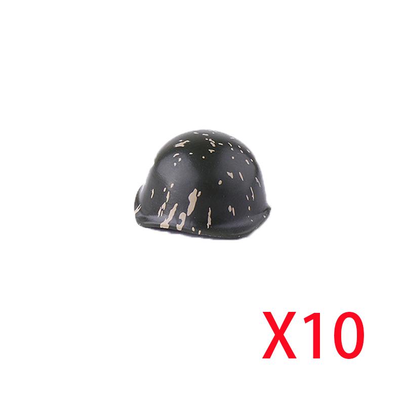 Military Building Blocks Accessories Figure Soldier Helmet Toy USSR USA UK Japanese Hat Mini Brick Hood Mask Flamethrower