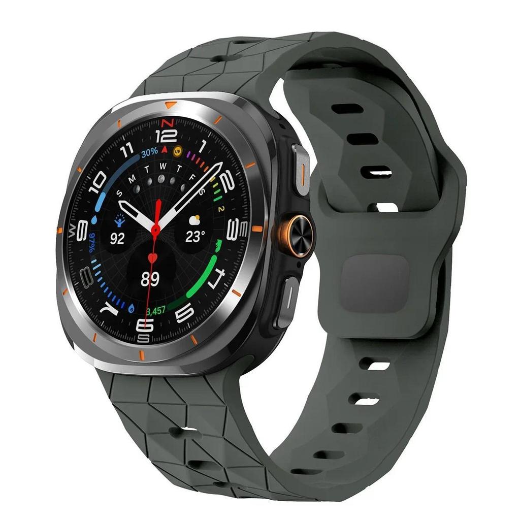 Sportowy Silikonowy Pasek do Samsung Galaxy Watch 7 Ultra 47mm 7 6 5 4 40/44mm Bransoleta do Watch 6 4Classic 43/47mm 5Pro 45mm Pasek