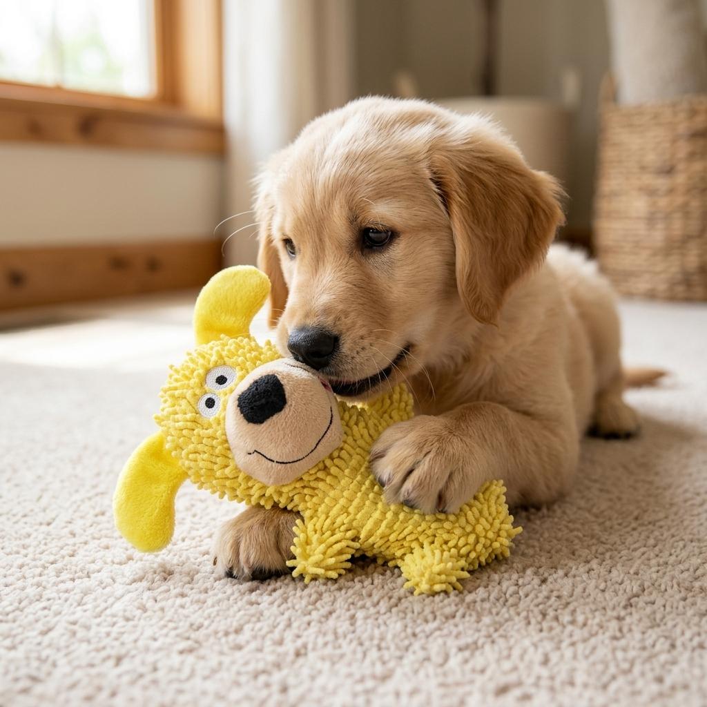 Dog Chew Toy Plush Squeaky Pet Supplies for Golden Retriever Corgi