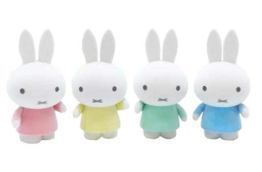 

Талисман Miffy Bushy цвета щербета Все 4 типа miffy ver.