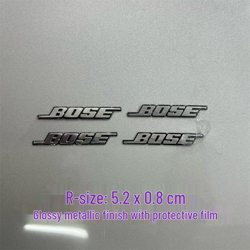 Dekorative Metallaufkleber für Auto-Audio-Lautsprecher von Bose, Harman Kardon, JBL.