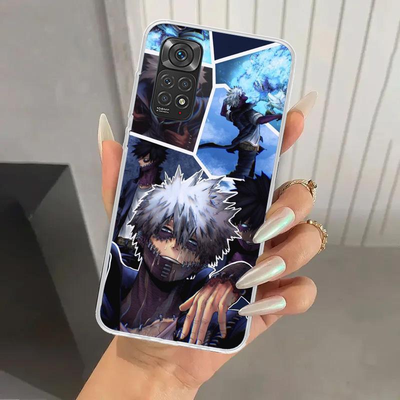 My Hero MHA Dabi Bnha Phone Case for Xiaomi Redmi Note 15 14 14S 13 12S 12 Pro 11S 11 Plus 11T 11E 10S Soft Funda Print Shell Re