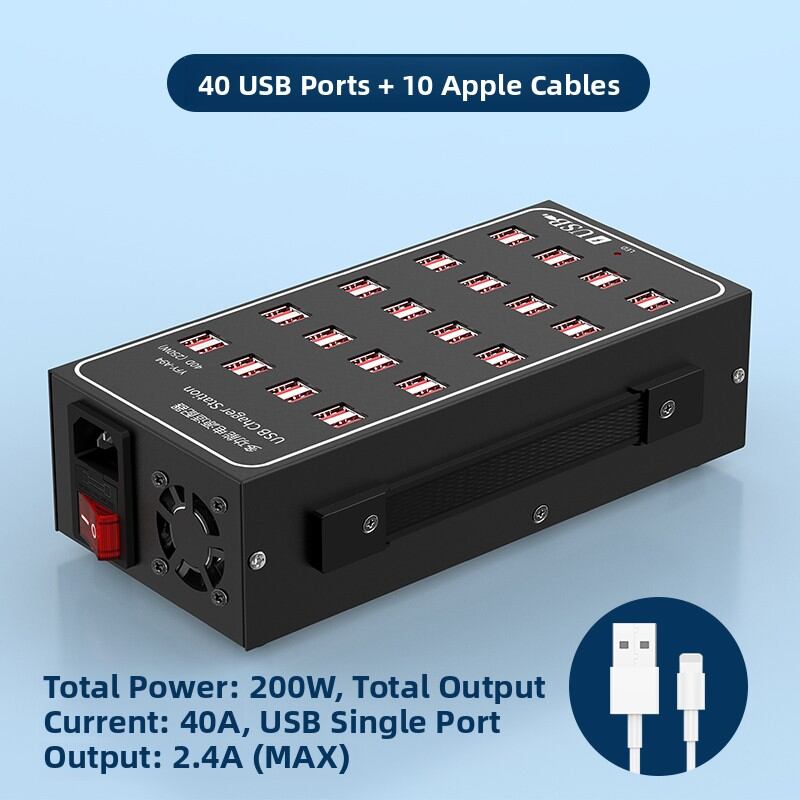Earise | Multi-Function Multi-Port USB Charger 15 Ports