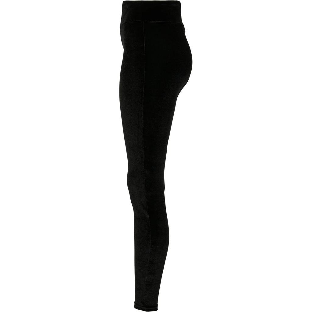 Urban Classics Womens/Ladies Velvet High Waist Leggings