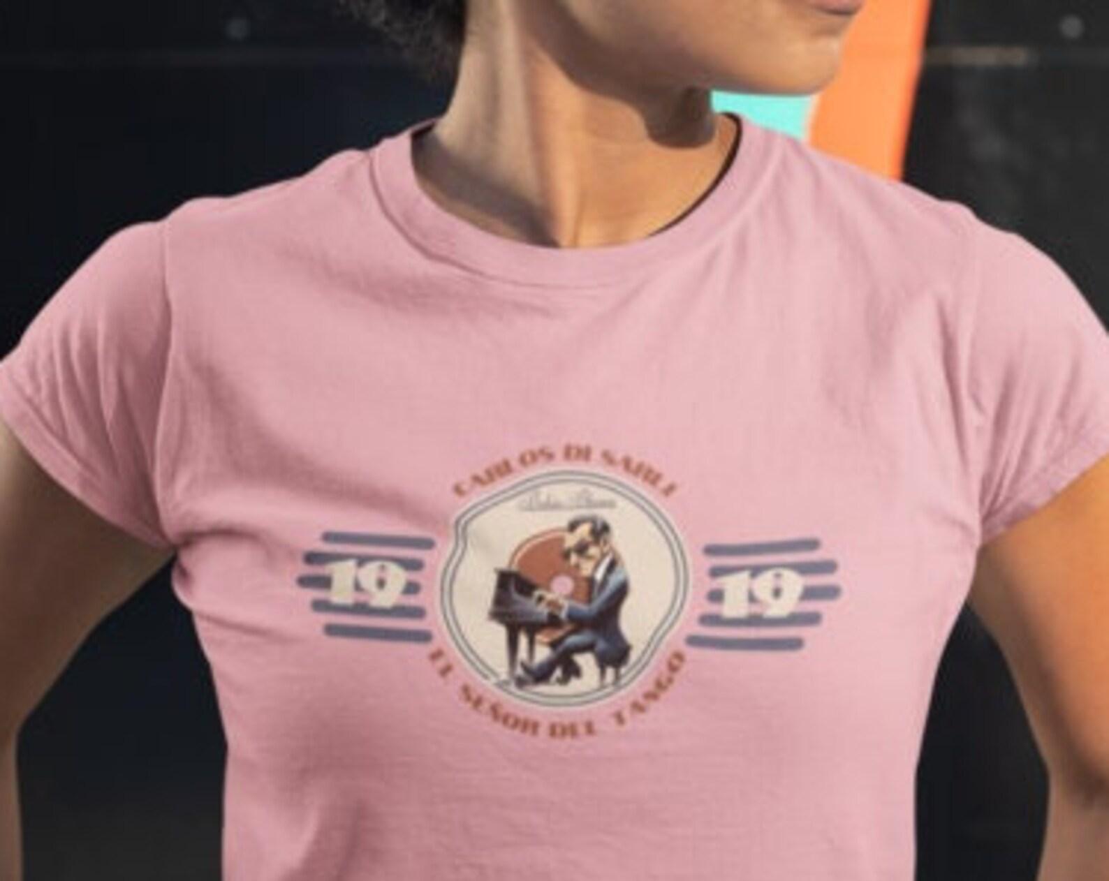 Retro Tango Maestro Carlos Di Sarli: The Bahia Blanca Return | Women s The Boyfriend Tee | 2Merchants L