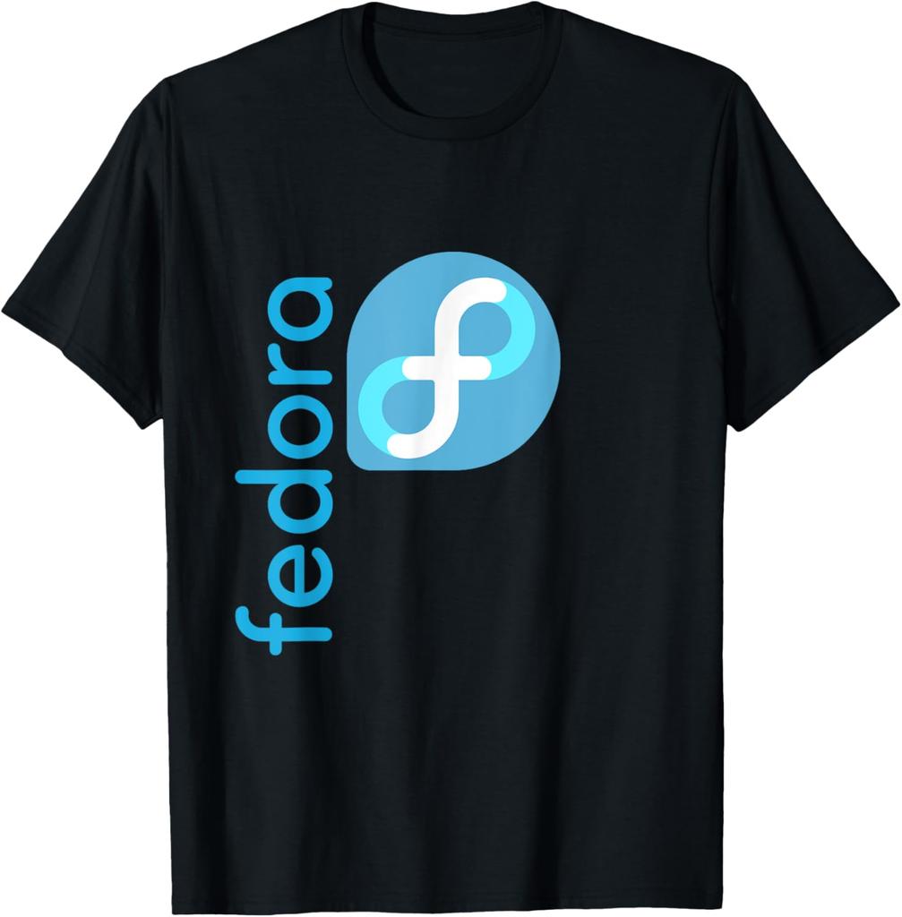 Linux Fedora TShirt White Tagline  Logo Open Source Os Tee TShirt Unisex Cotton Streetwear Tops Mens Clothing Ropa Hombre