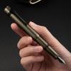 Hongdian M2 Mini Fountain Soft Army Green Slim Pocket Travel Pen Pen, Ultra-Fine, Nib, Aluminum,