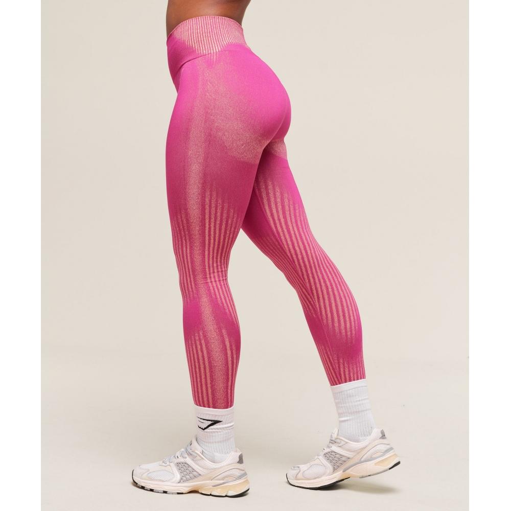 

Gymshark Бесшовные леггинсы Diffuse Winning Pink Refresh Yellow B2c9f Kcrd XS