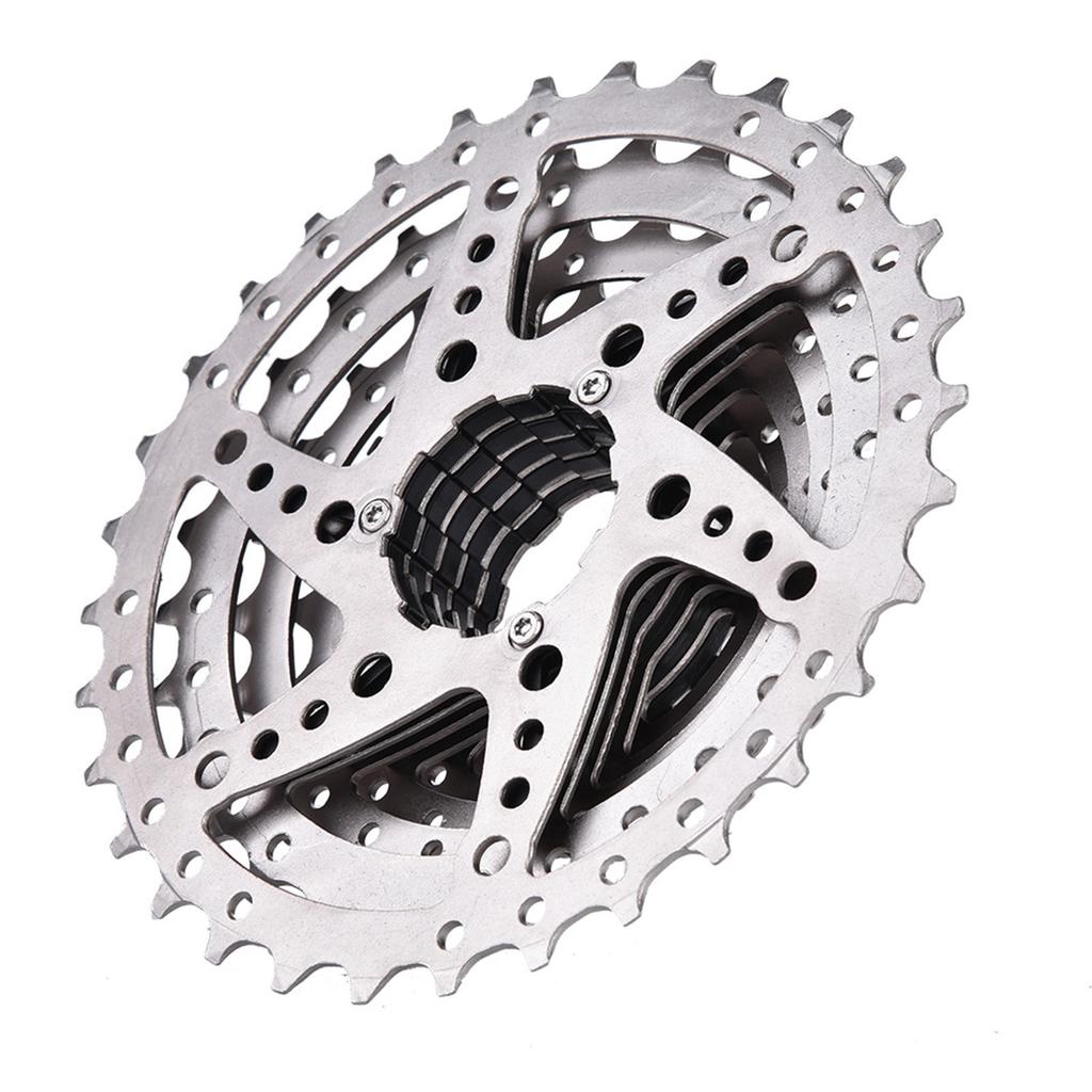 8 Speed Bike Freewheel, Steel Hollow Out Design Cassette Sprocket for   Replacement Accessory