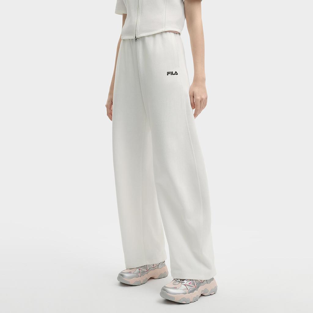 New FILA ORIGINALE Casual Pants Women's Cloud White F11W529601F-WT