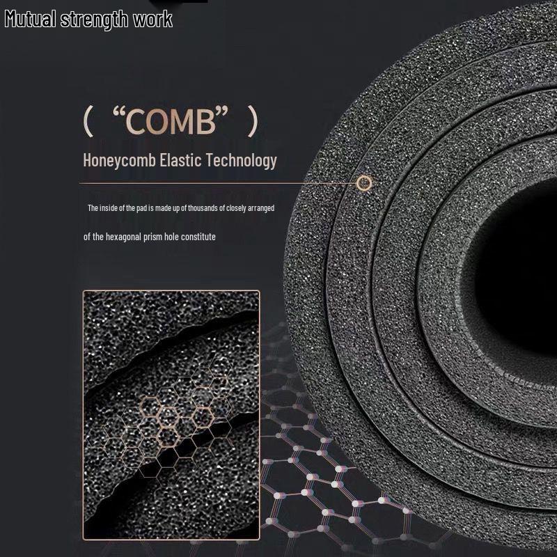 Men's Extra-Thick Non-Slip Yoga Mat for Beginners - Extended & Wide Fitness Mat for Home Exercise with Free Shipping