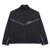 Veste noire d'équipe Coupe-vent unisexe Manteau de sport Hommes Femmes Lâche Survêtement Tenue de sport Manches longues Haut Broderie Y2k Vêtements d'extérieur