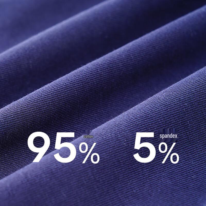 Jianjiang Men's 7A Antibacterial Cotton Breathable Briefs (3-Pack)