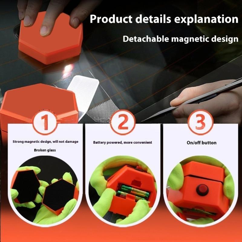 2025 New Battery Powered Car Tint Cutting Light Tool Universal Window Film Pattern Cutter Lighting Wrap Cutting Light