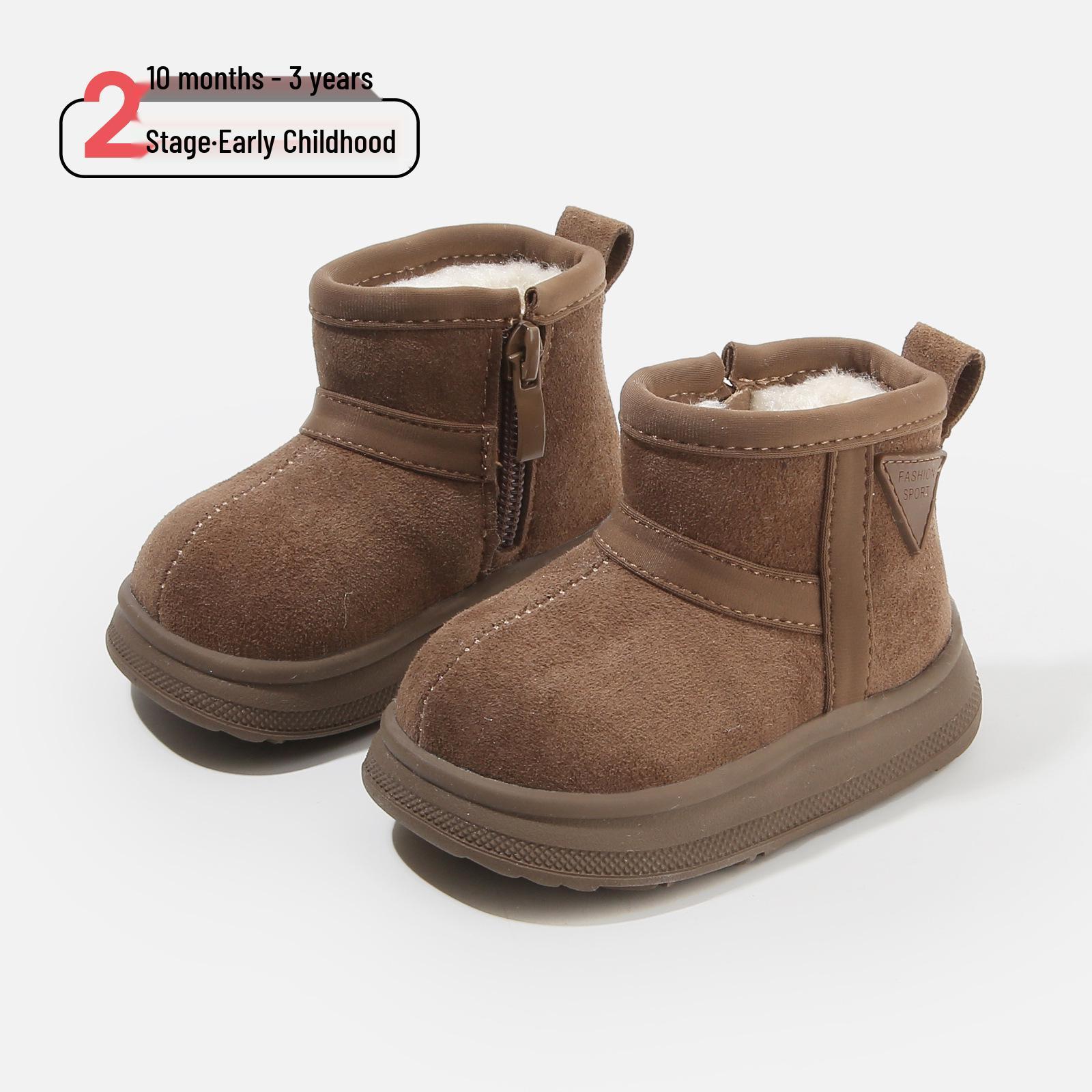 

Children s Winter Leather Snow Boots with Plush Lining for Boys & Girls Factory price (15-19, 120 pairs) зелений