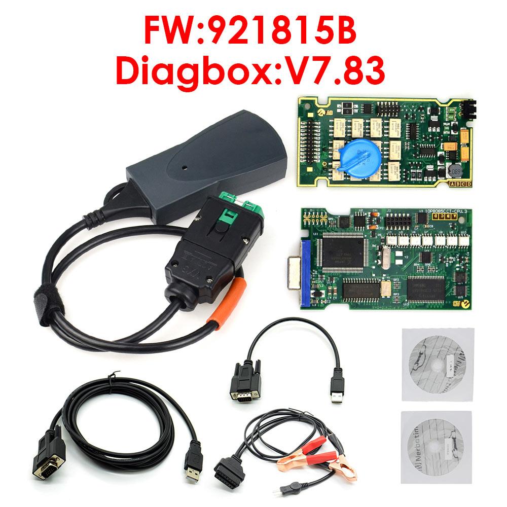New Lexia3 V9.85 With WIifi Full Chip Lexia 3 PP2000 Full Chip Diagbox With Firmware 921815C Lexia3 OBDII Diagnostic-tool