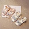 New bow diamond soft sole cute princess sandals for girls