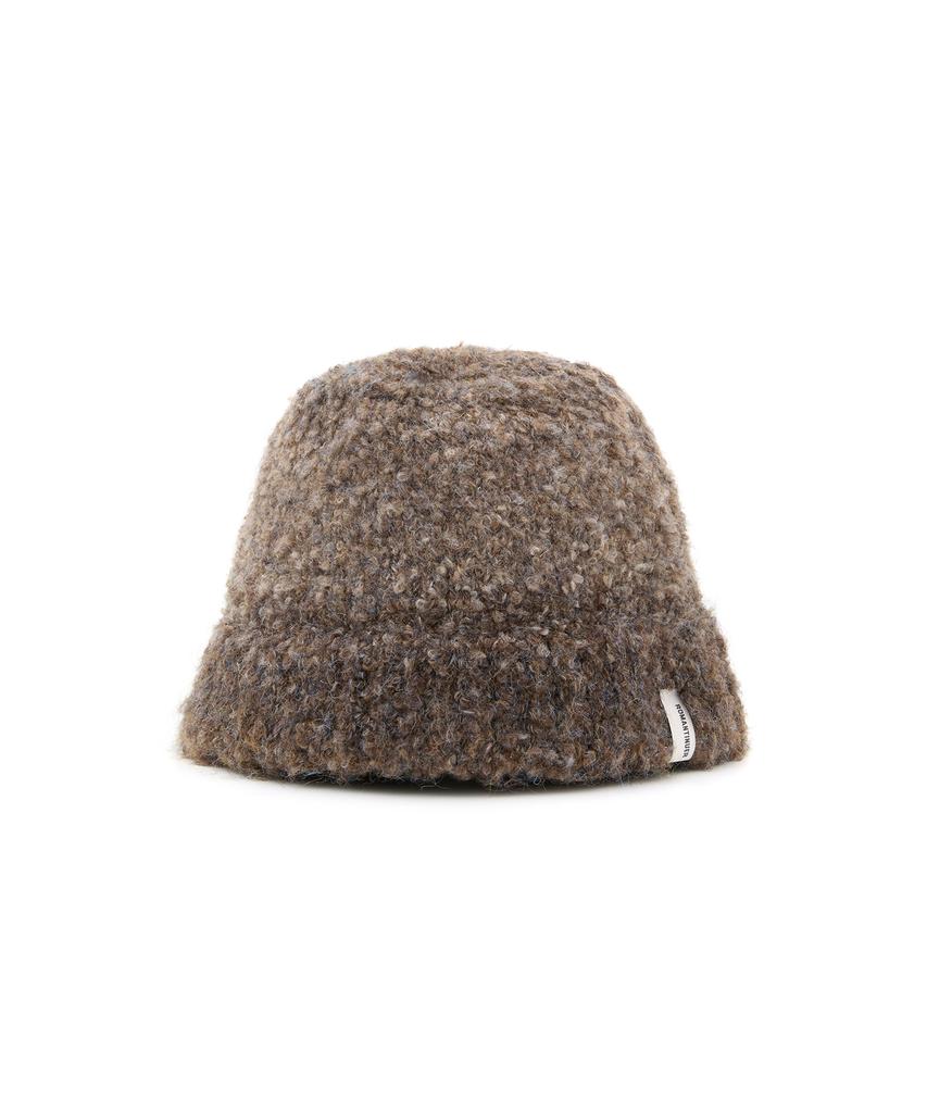Lomaentinueo Teddy Boucle Bucket Hat (Brown)