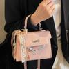 Small Bag Women's New Niche Fashion Shoulder Messenger Bag Casual Portable Small Square Bag