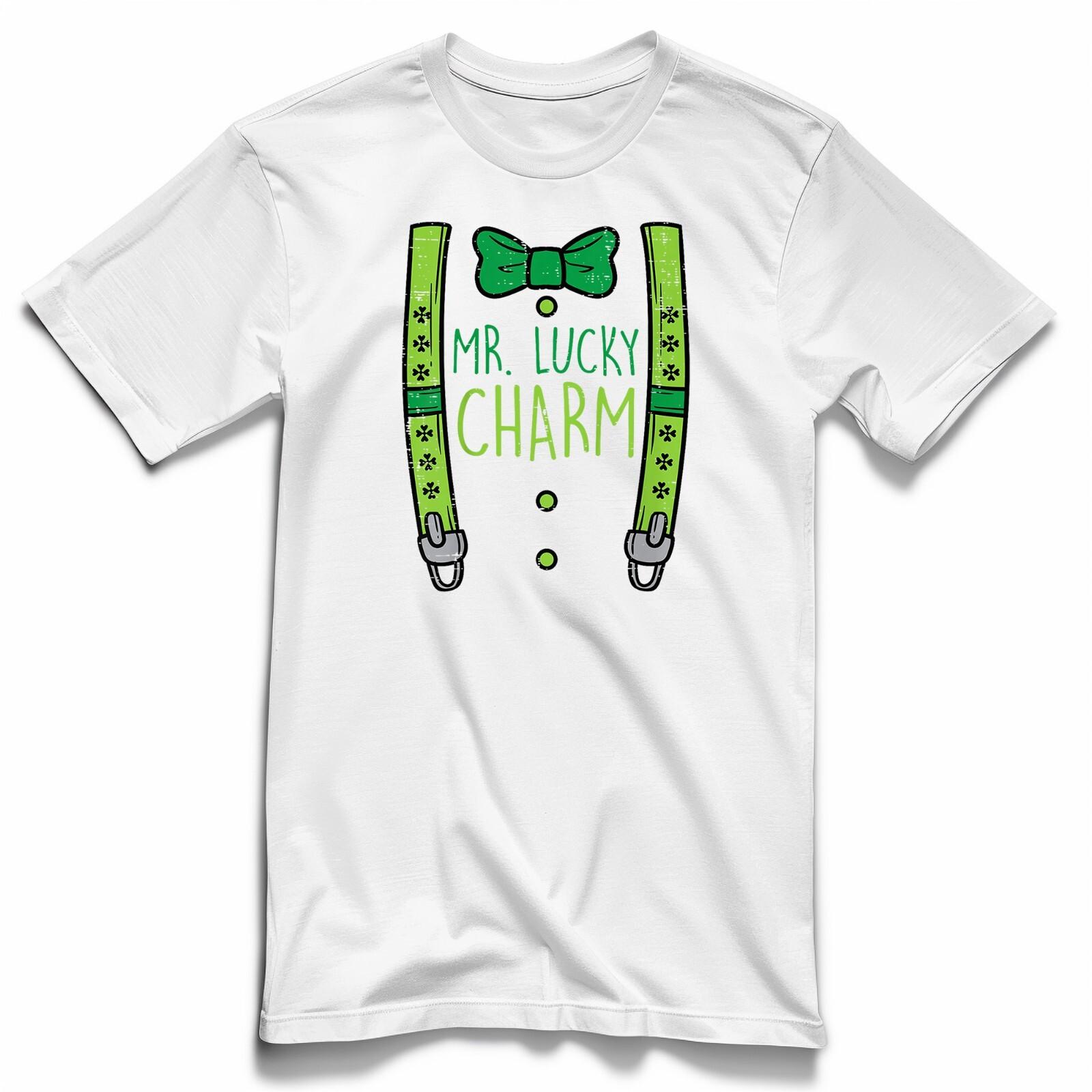 Mr. Lucky Charm Leprechaun St Patrick s Day T-Shirt Mens Womens Tees Top For Men and Women Shirt Top XL