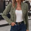 2026 New Arrival Solid Color Double-Breasted Suede Jacket, Vintage Long Sleeve Trench Coat for Men Women, Fall Winter Fashion Outerwear