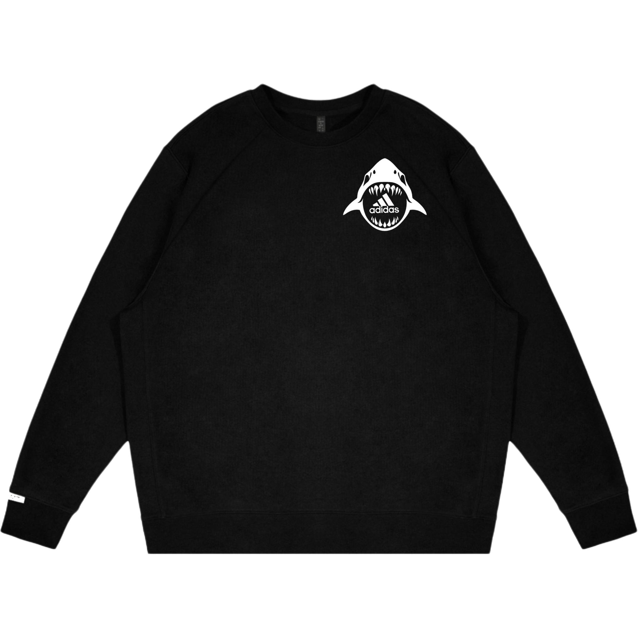 Худи Adidas LABEL Унисекс Черный IB2774(Группа1355- АКУЛА) L