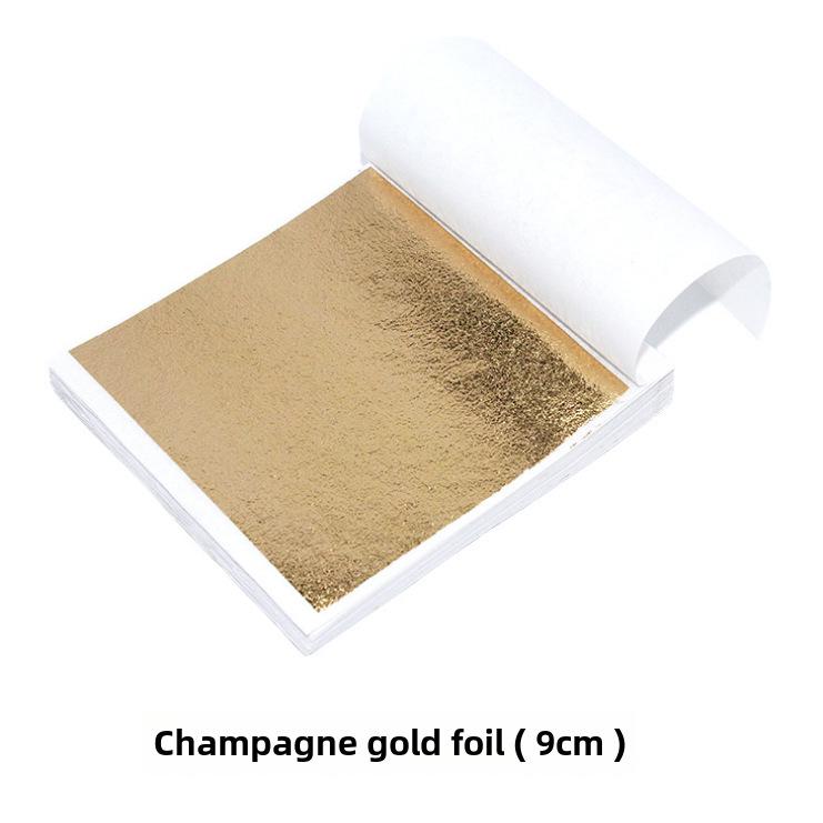 Taiwan Gold 9 Cm Gold Line Nail Art Stickers, 100-Piece Gold Foil Decoration