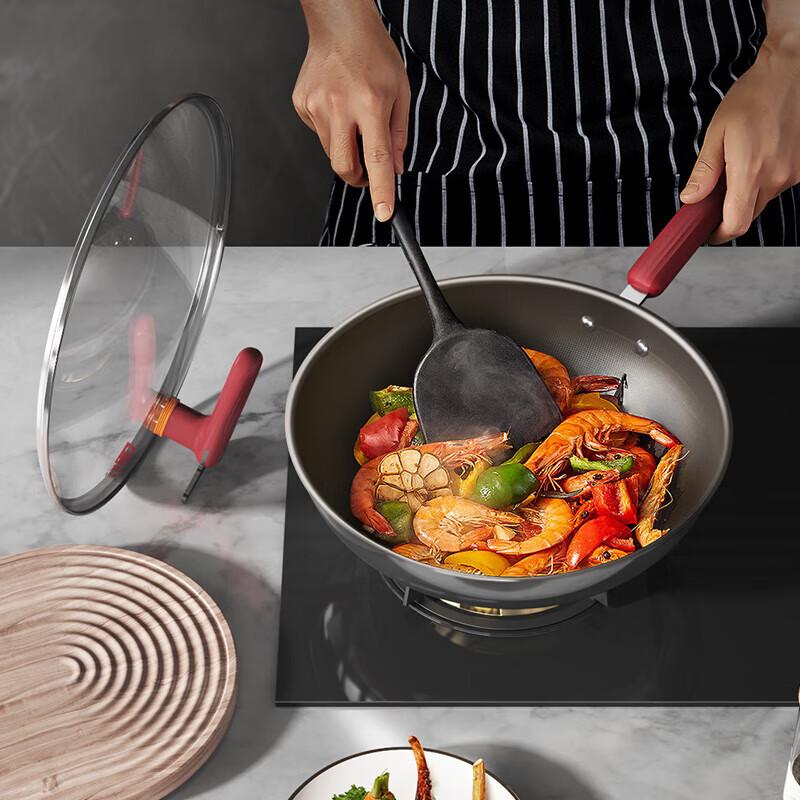 Kangbah Titanium Shield 2nd Gen Non-stick Wok 32cm