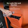 Storage Pocket Car Garbage Bag Leather Seat Hanging Trash Can  Car Interior Supplies