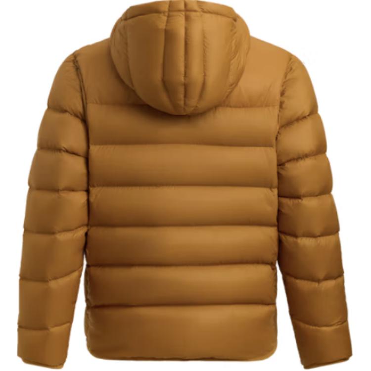 Under Armour Core Down Comfortable Soft Warm Fashionable Versatile Simple Quilted Down Jacket Men Jacket Ochre-Yellow 6001970-707