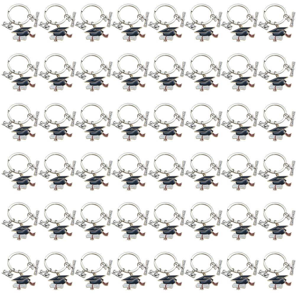 2025 Graduation Cap KeyChain Graduation Inspirational Key Ring Graduation Party Favors for College Seniors Grad Accessories