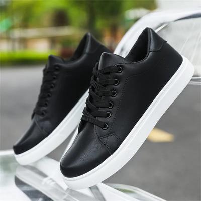 Chaussures de Skateboard Noires pour Hommes Grande Taille 46 Baskets de Créateur pour Hommes Coupe Basse Chaussures de Skate Plates pour Hommes