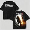 T-shirt Dying Light Lavata 2026 Nuovo Modello personalità Abbigliamento camicia Abbigliamento per tutto l'anno Retro Moda Vintage Corta alta qualità