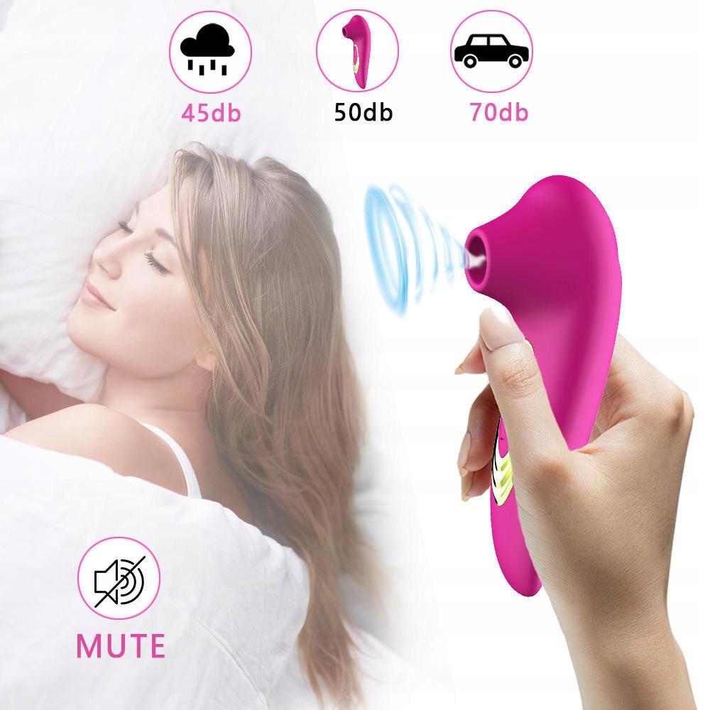 Usb Vacuum Suction Vibrator 10 Vibrations Stimulator For Women Massager