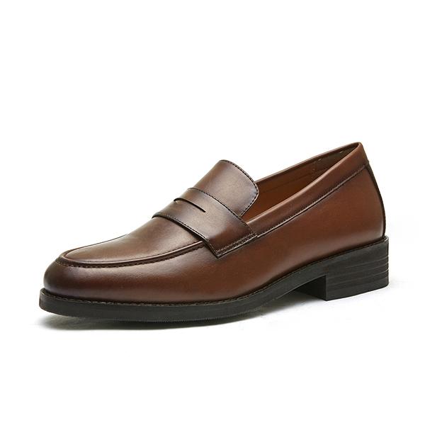 Elcanto Maz Men'S U-Tip Basic Penny Loafers 3.5Cm (Type A)