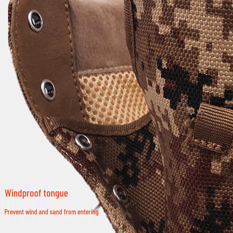 Bottes d'hiver montantes camouflage d'extérieur