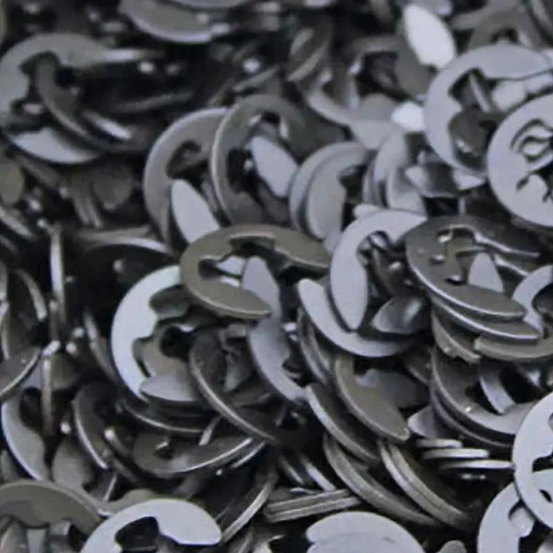240 ks E-klipů Vnější pojistné kroužky Sada pro třídění, 10 ks 0,06in-0,39 in Vnější pojistné kroužky z manganové oceli Sada klipů