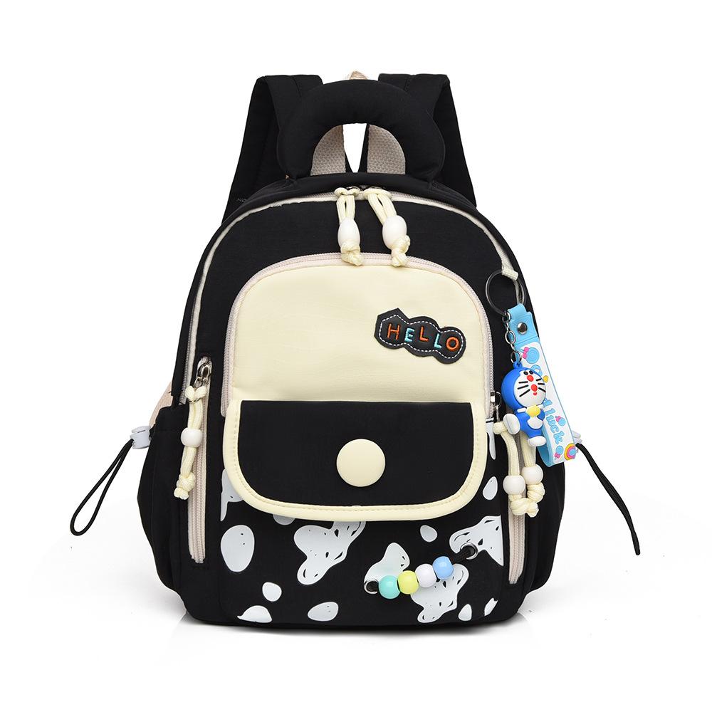 Schoolbag Korean version fashion color matching kindergarten schoolbag lightweight cute backpack preschool boy girl backpack
