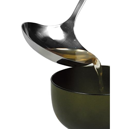 Pearl Metal Medium Oval Ladle, Easy to Pour and Scoop, Collezione G-3202