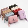 Fashion Love Heart Wallet Zippered Multi-Card Slot Card Holder Short Cash Bags For Women Student Simple Coin Purse Pouch