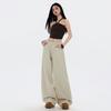 Spring and Summer New Martin Casual Pants Scimitar Jeans Women's High Waist Loose and Thin Straight Mopping Pants