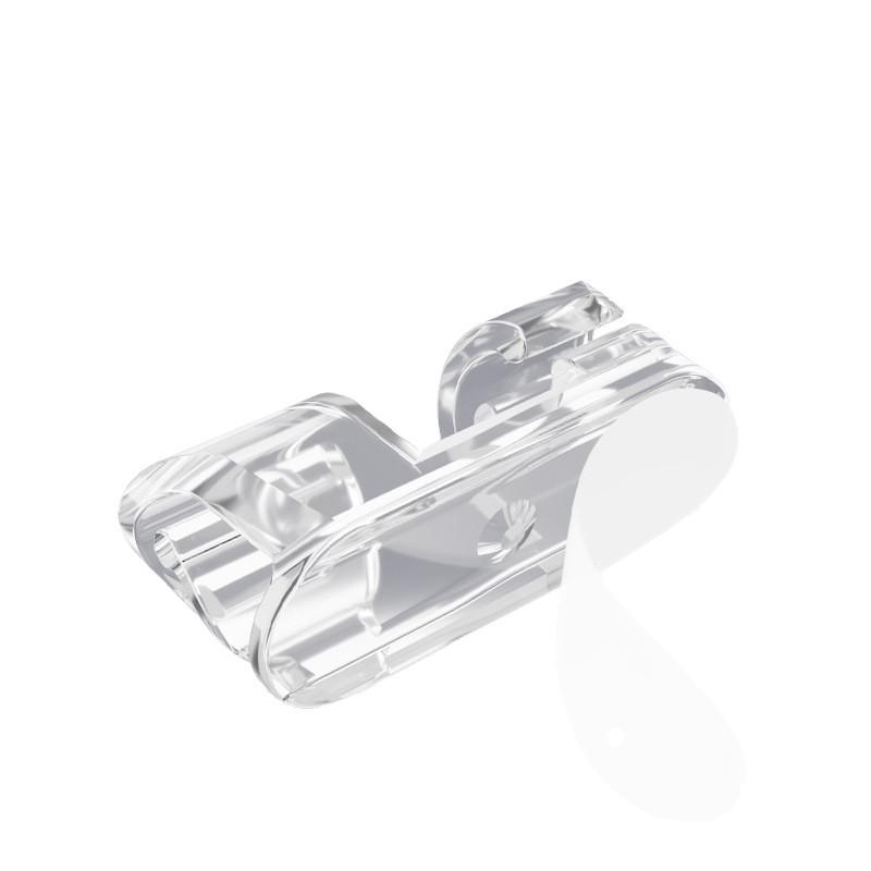 20-Piece Traceless Self-Adhesive Cable Organizer Clips - No Nails or Drilling Needed