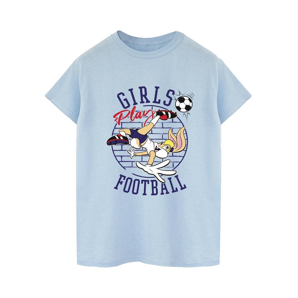 Looney Tunes Mens Lola Bunny Girls Play Football T-Shirt