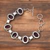 Amethyst Gemstone : 925 Sterling Silver Handmade Multi Gemstone Bracelet Jewelry