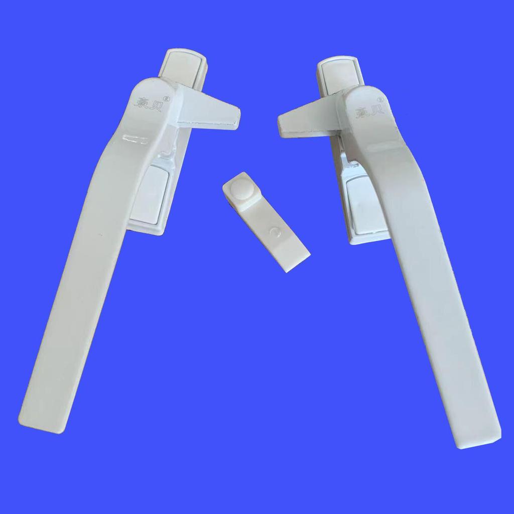 Verstärkter UPVC-Dreh-Kipp-Tür- und Fenstergriff in L-Form mit Schloss